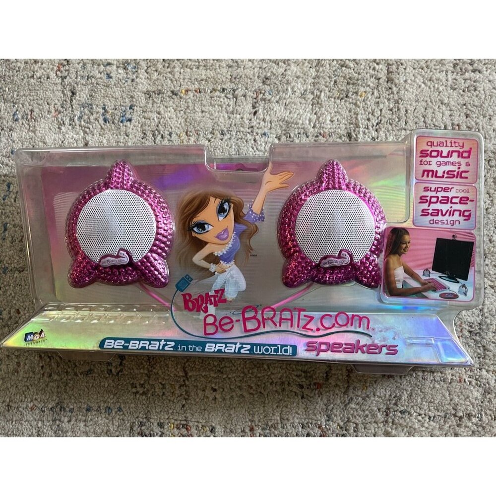 Bratz Be-Bratz Space Saving Design USB Wired Speakers